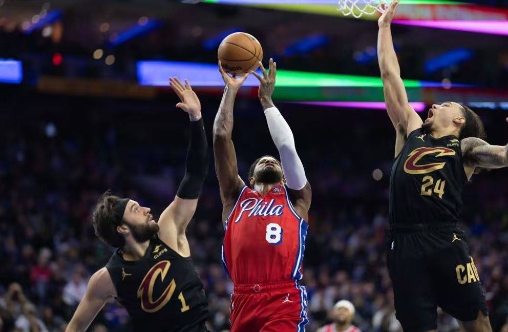 骑士客场惨败76人，遭遇失利